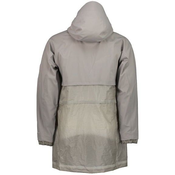 Cp Company Gore-Tex Infinium Mixed Lens Long Jacket in Griffin Grey