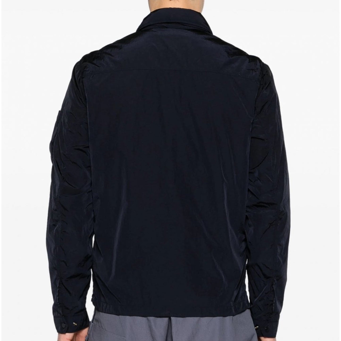 Cp Company Chrome-R Lens Overshirt in Navy