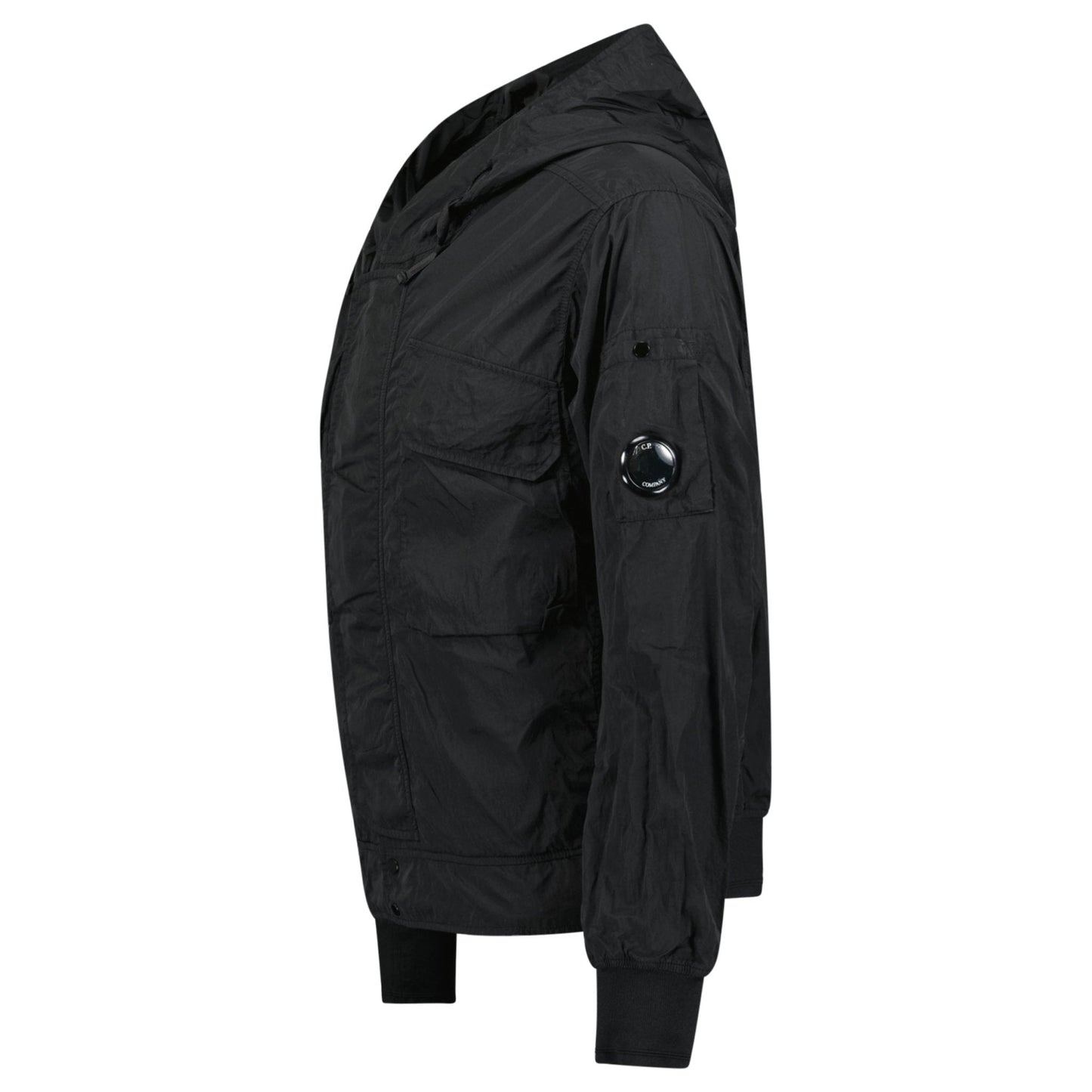 C.P. Company Black Chrome-R Hooded Lens Jacket