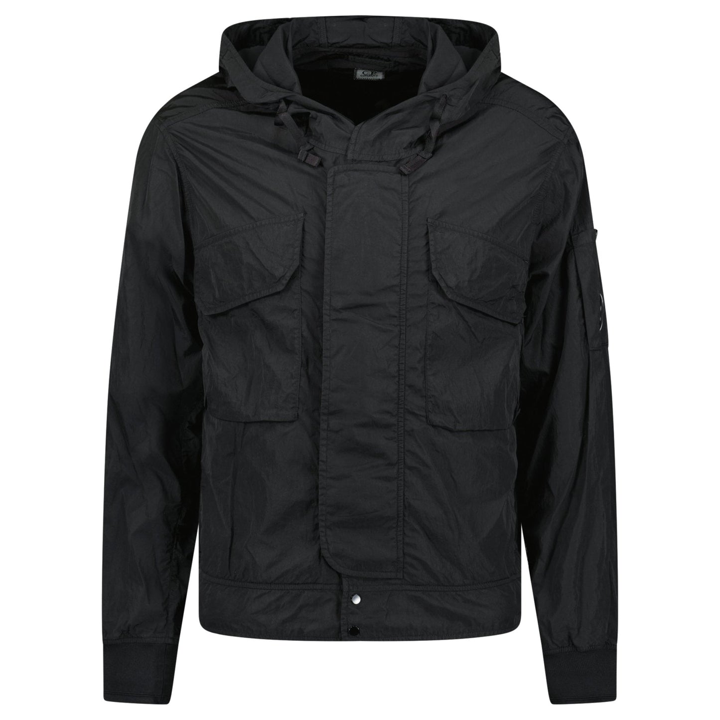 C.P. Company Black Chrome-R Hooded Lens Jacket