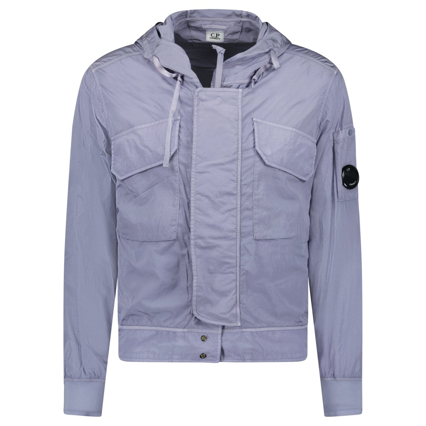 CP Company Chrome R Hooded Lens Jacket Lavender Violet