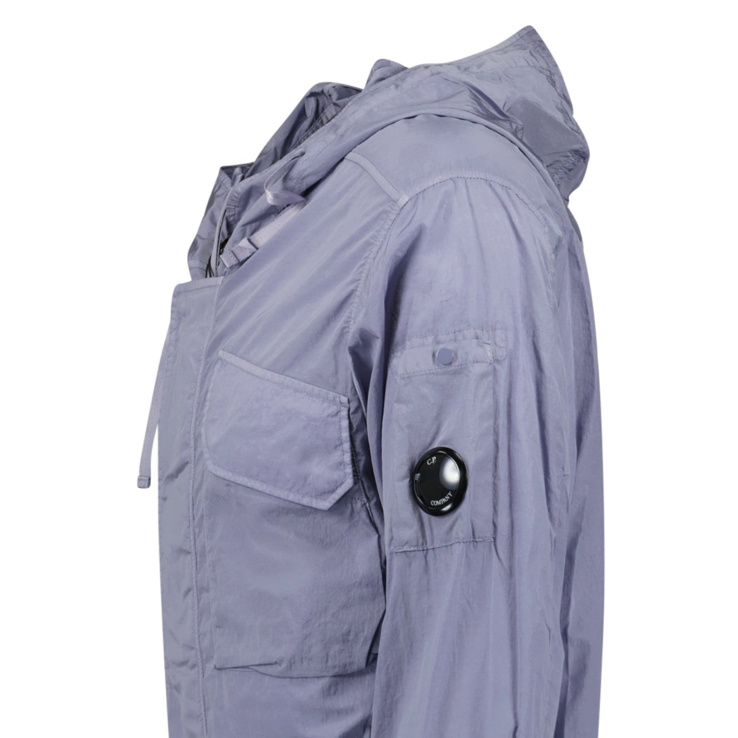 CP Company Chrome R Hooded Lens Jacket Lavender Violet