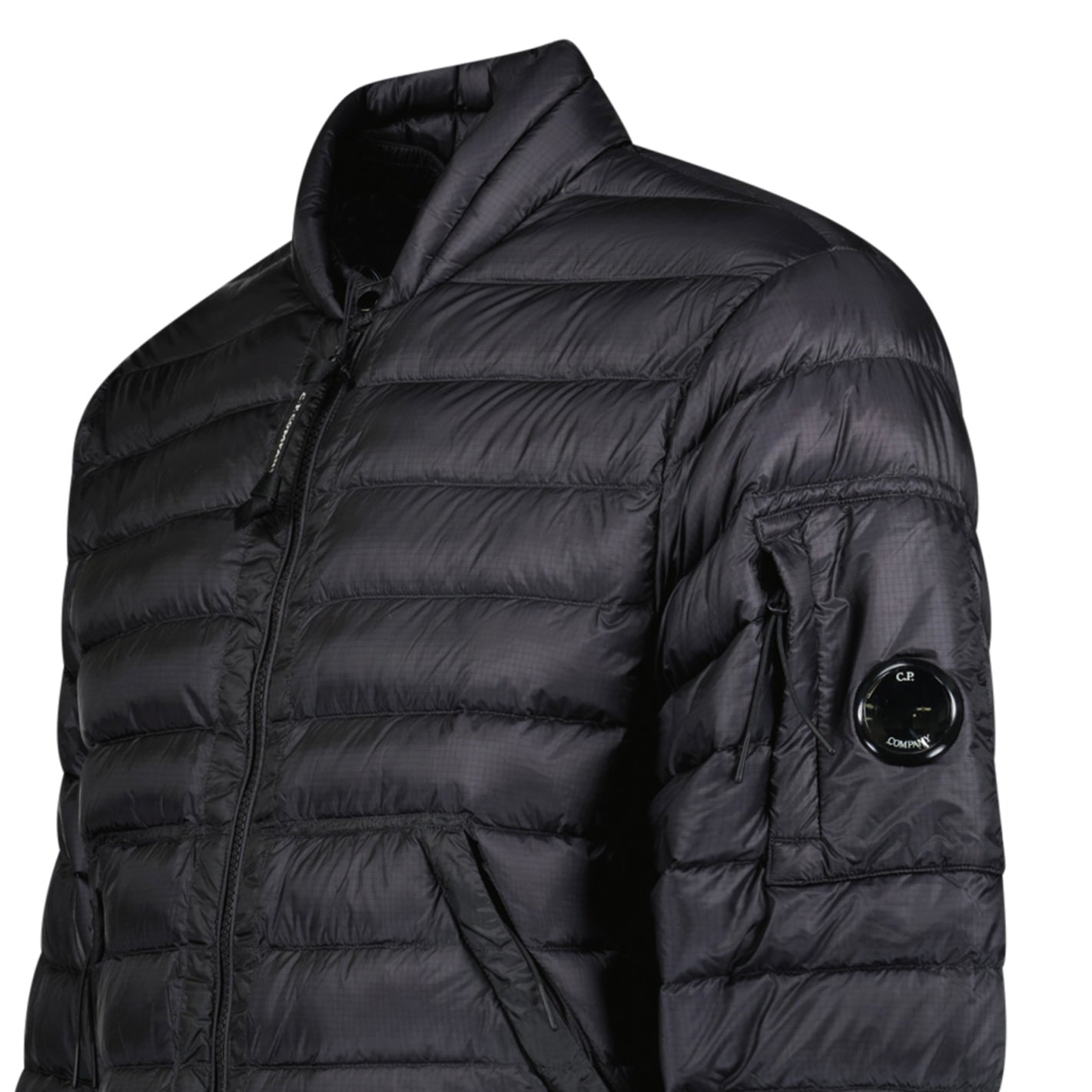 CP Company D.D. Shell Lens Down Jacket in Nightshade Blue