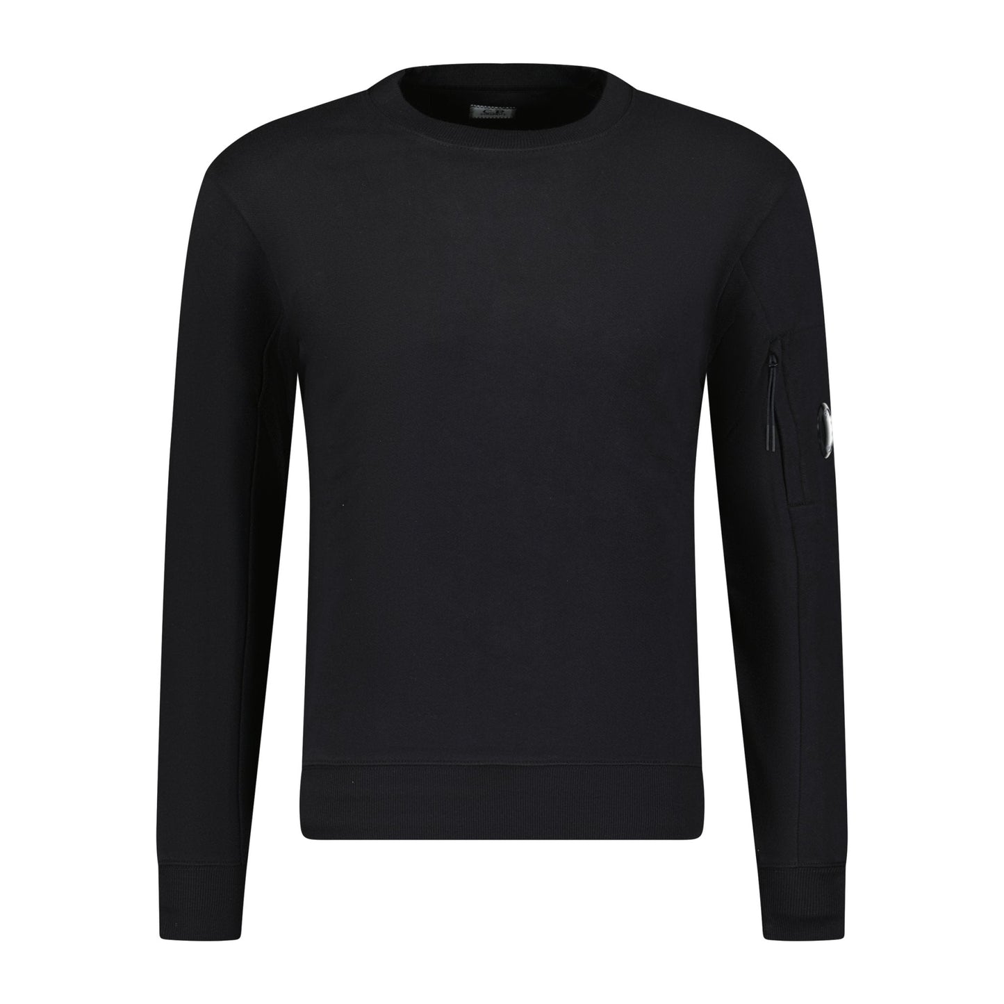 CP Company Diagonal Raised Arm Lens Sweatshirt Black