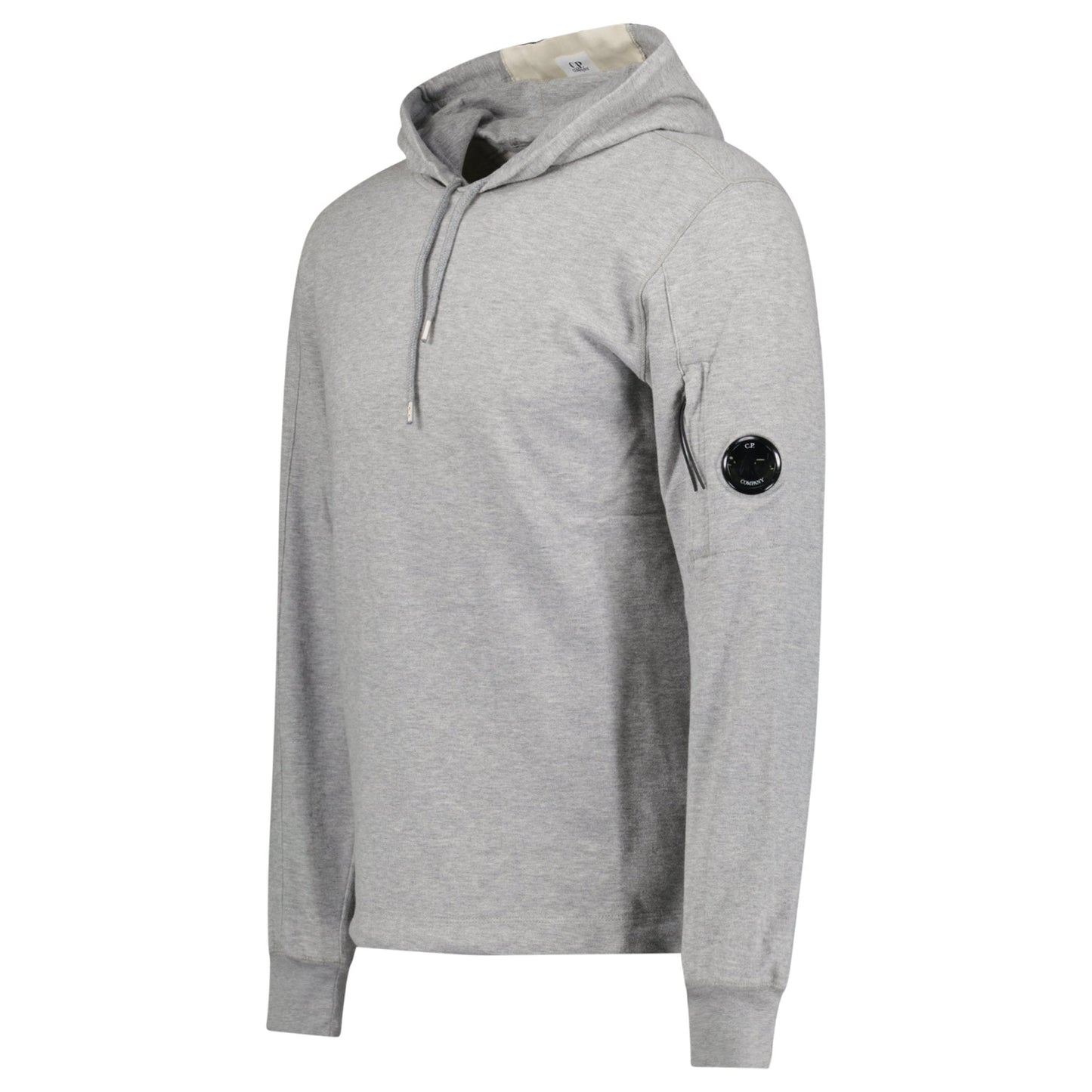 CP Company Hooded Lens Light Fleece Sweatshirt Grey