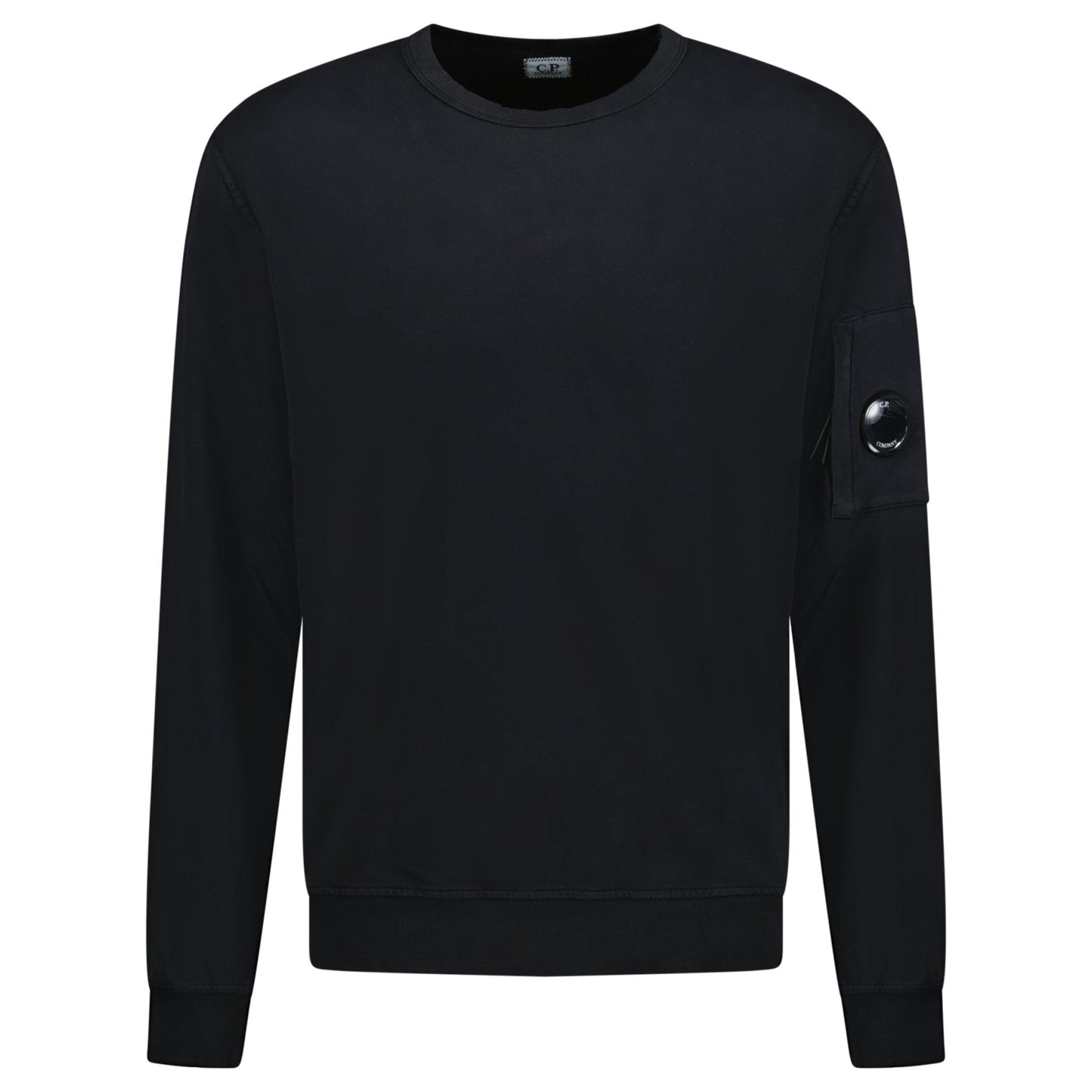 CP Company Lens Light Fleece Sweatshirt Black