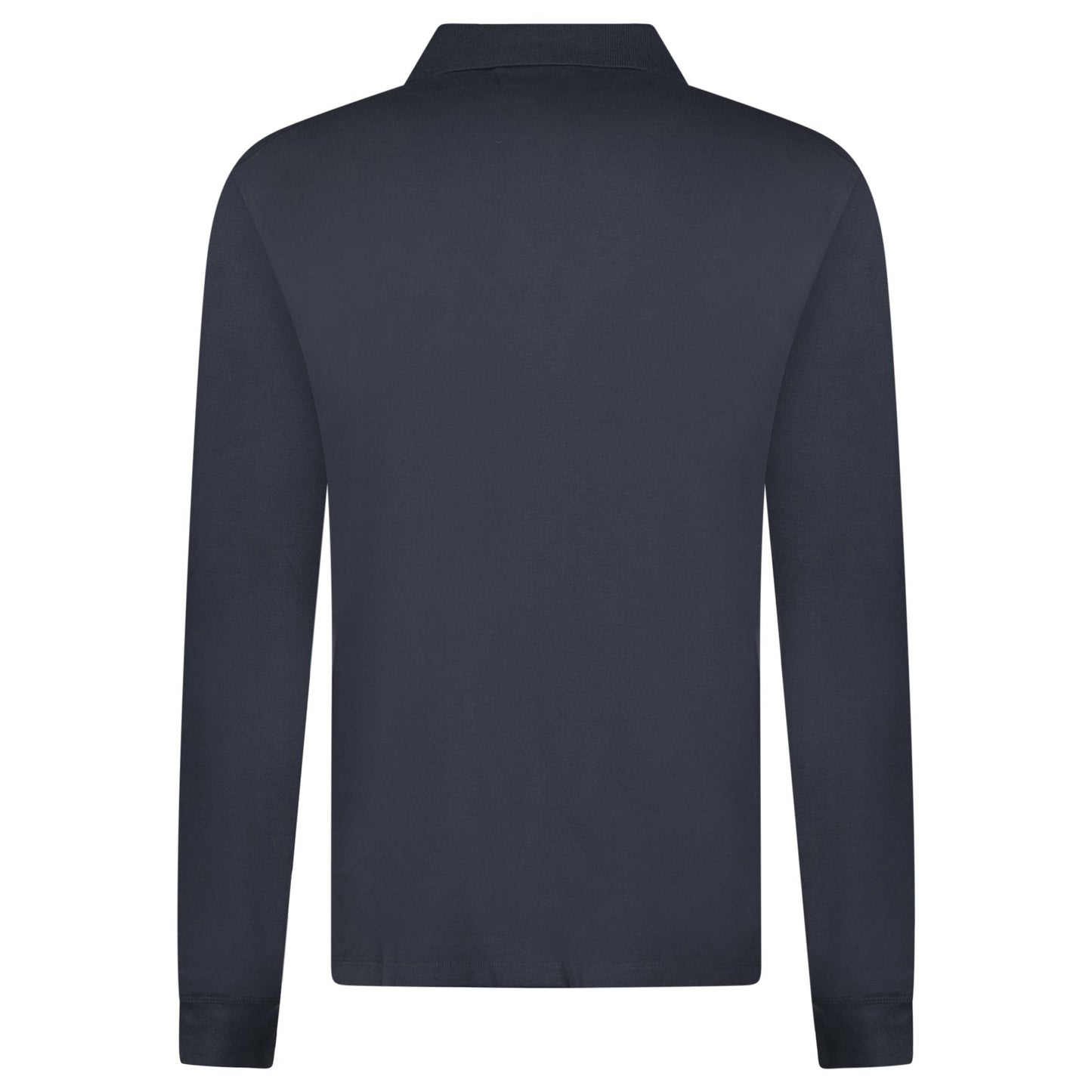 CP Company Long Sleeve Piquet Polo T-Shirt Black Sand