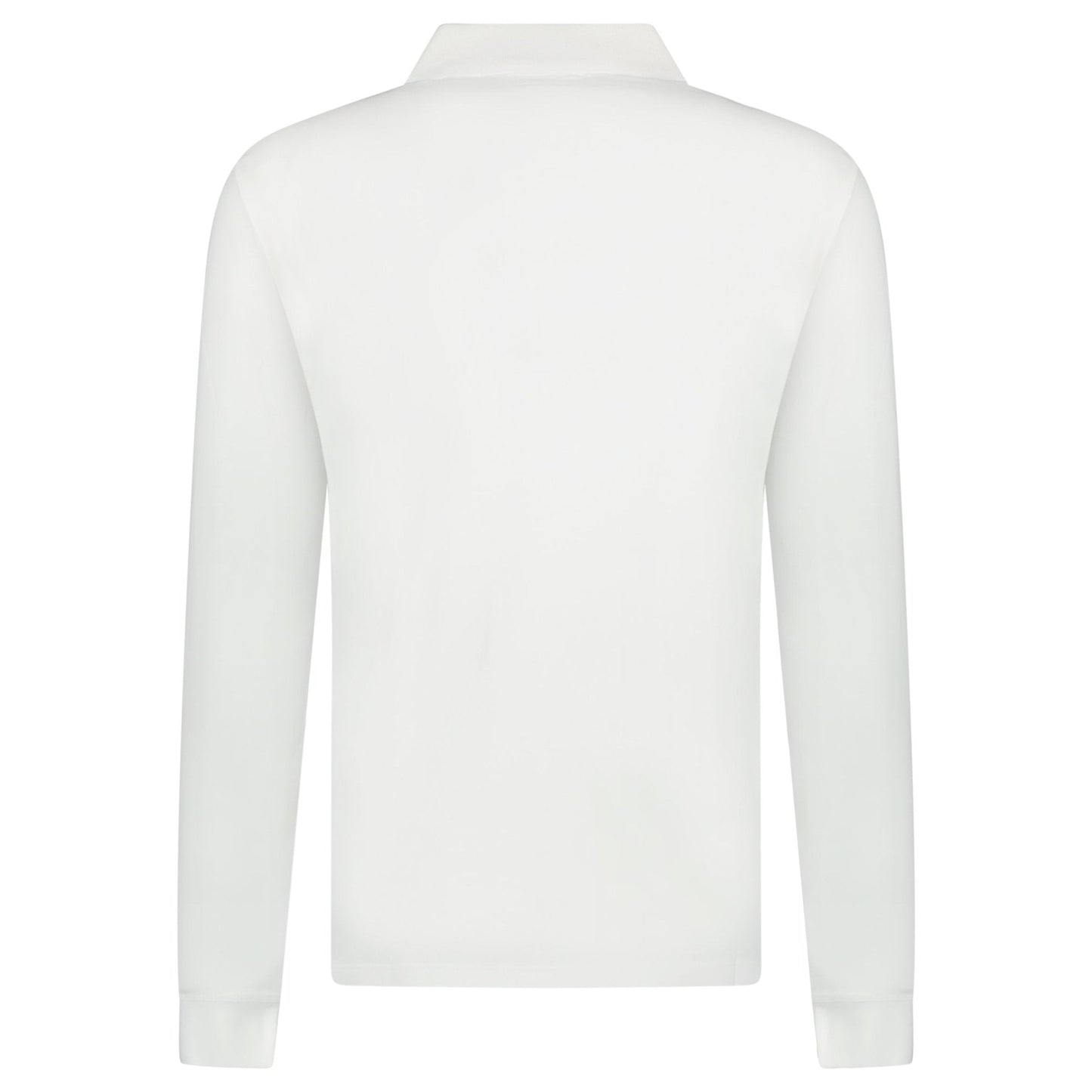 CP Company Long Sleeve Piquet Polo T-Shirt White