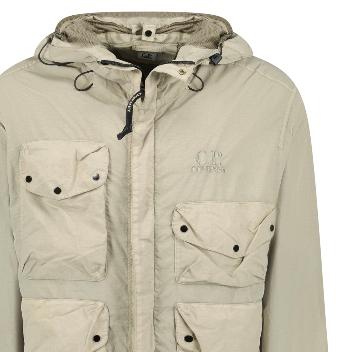 C.P. Company Vintage Khaki Flatt Nylon Goggle Jacket
