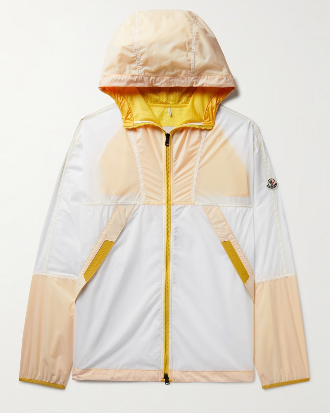 Moncler Doi Windbreaker In Yellow
