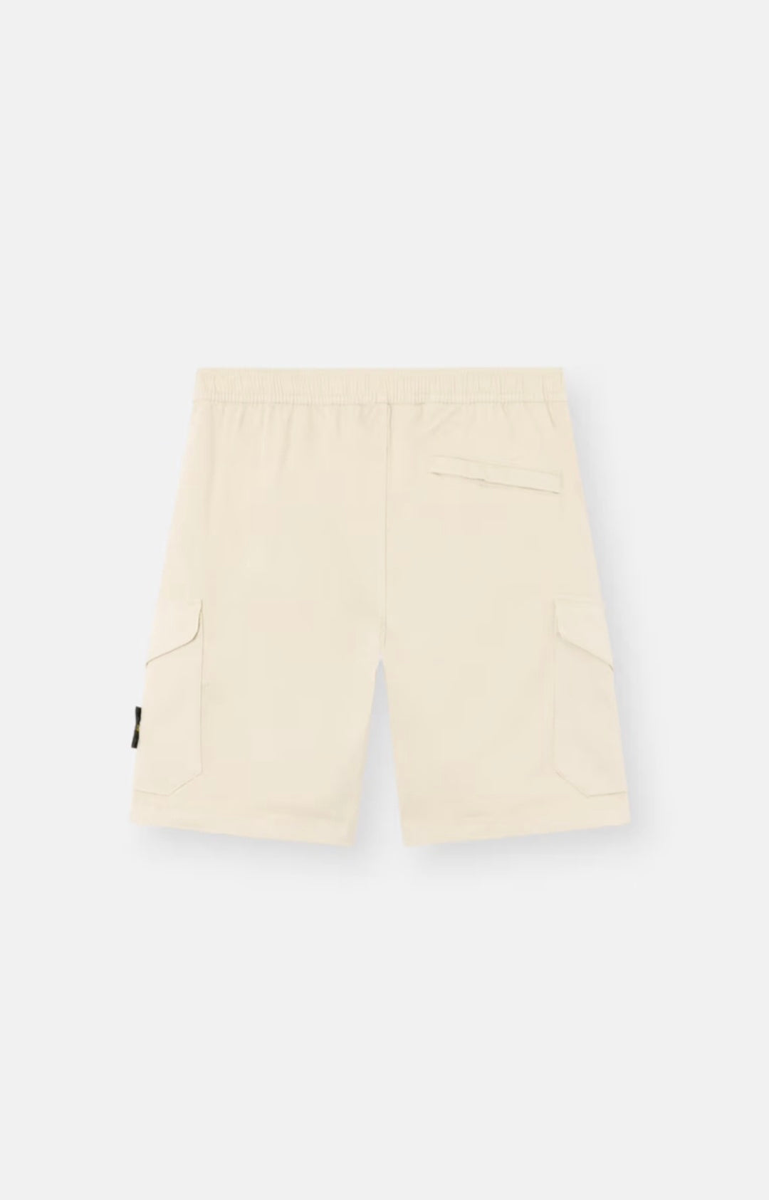 Stone Island L100l03 Regular Fit Stretch Satin Cargo Shorts In Sand