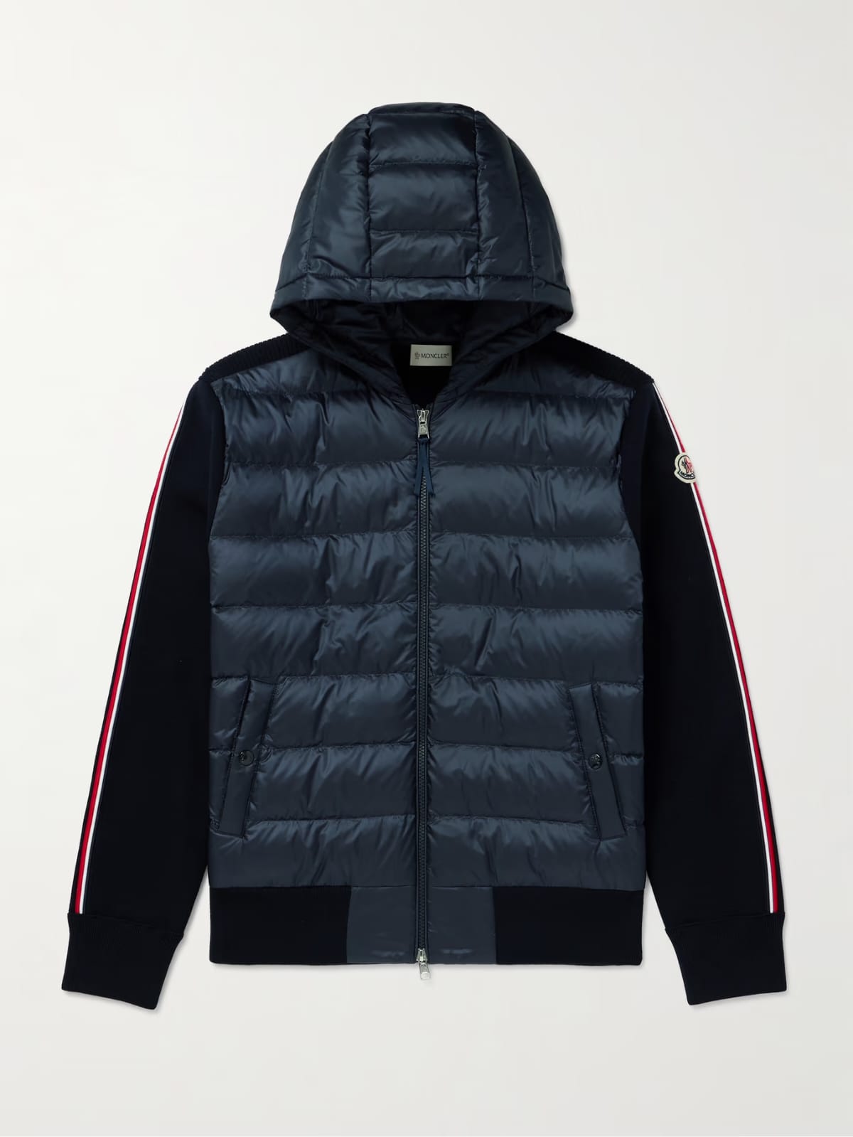 Moncler Tricot Wool Cardigan Navy