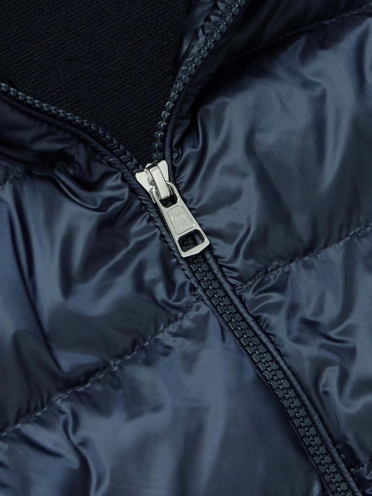 Moncler Tricot Wool Cardigan Navy