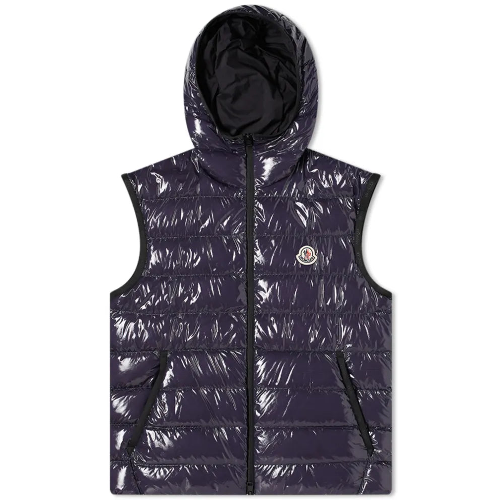 Moncler Lappe Gilet In Navy