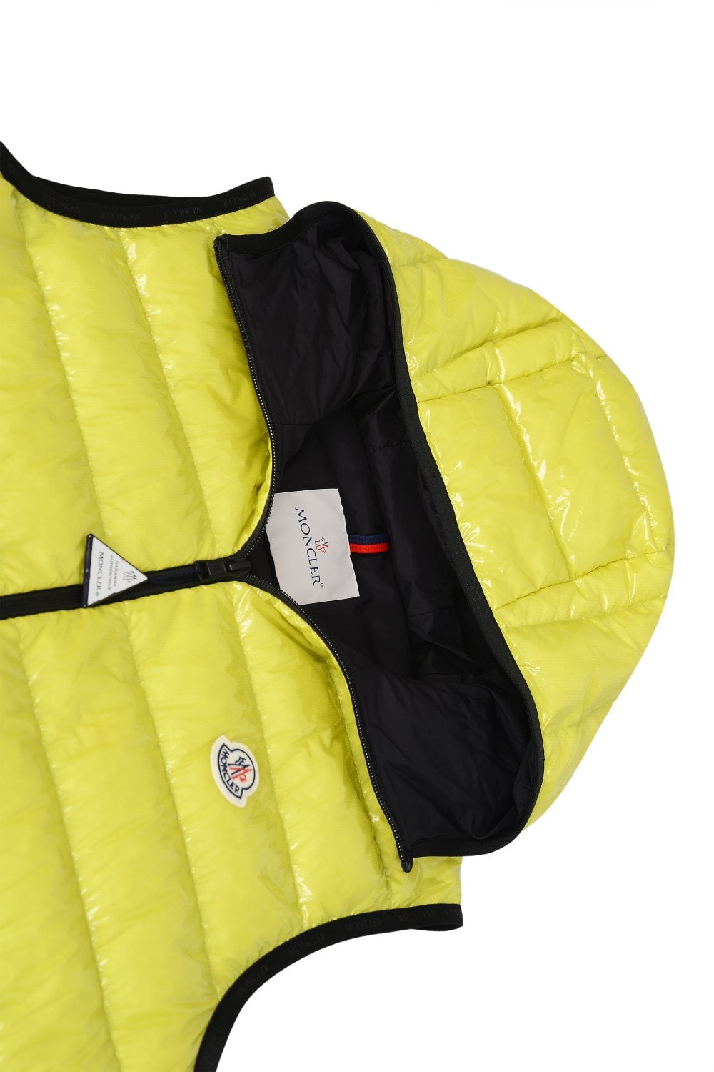 Moncler Lappe Gilet In Yellow