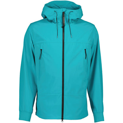 Cp Company S/S Goggle Soft Shell Jacket In Tile Blue