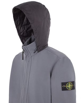 Stone Island Soft Shell-R E.Dye Jacket Grey