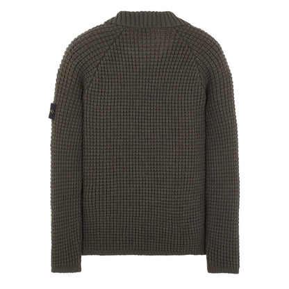 Stone Island Heavy Knit Sweatshirt in Olive