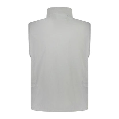 Cp Company Shell Utility Lens Gilet in Drizzle Grey