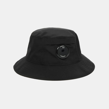 Cp Company Chrome-R Lens Bucket Hat in Black