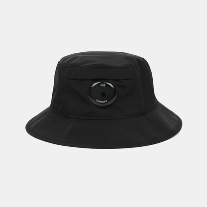 Cp Company Chrome-R Lens Bucket Hat in Black