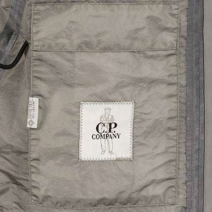 Cp Company Gore-Tex Infinium Mixed Lens Long Jacket in Griffin Grey