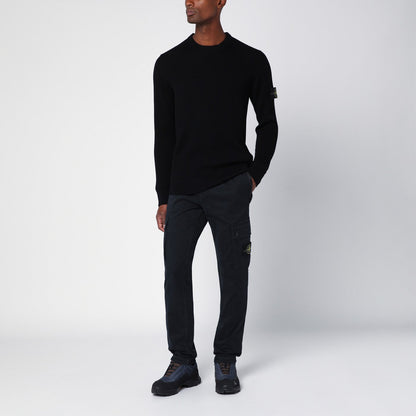 Stone Island Rws Ribbed Sweatshirt Black