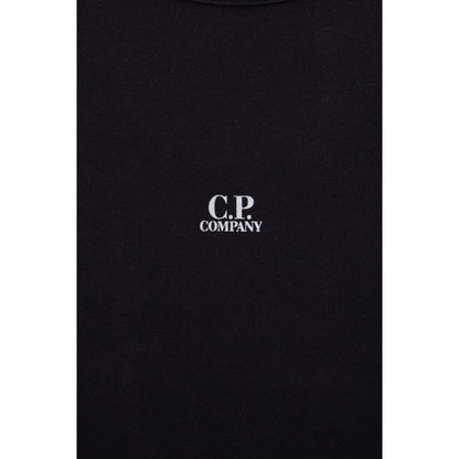 Cp Company Resist Dyed Small Logo T-Shirt In Black