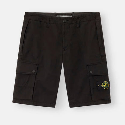 Stone Island Cargo Shorts - Black
