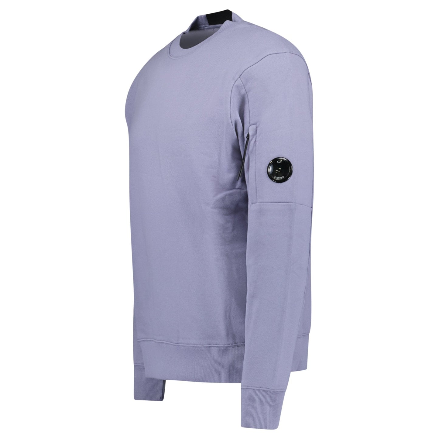 CP Company Arm Lens Diagonal Sweatshirt Lavender Violet