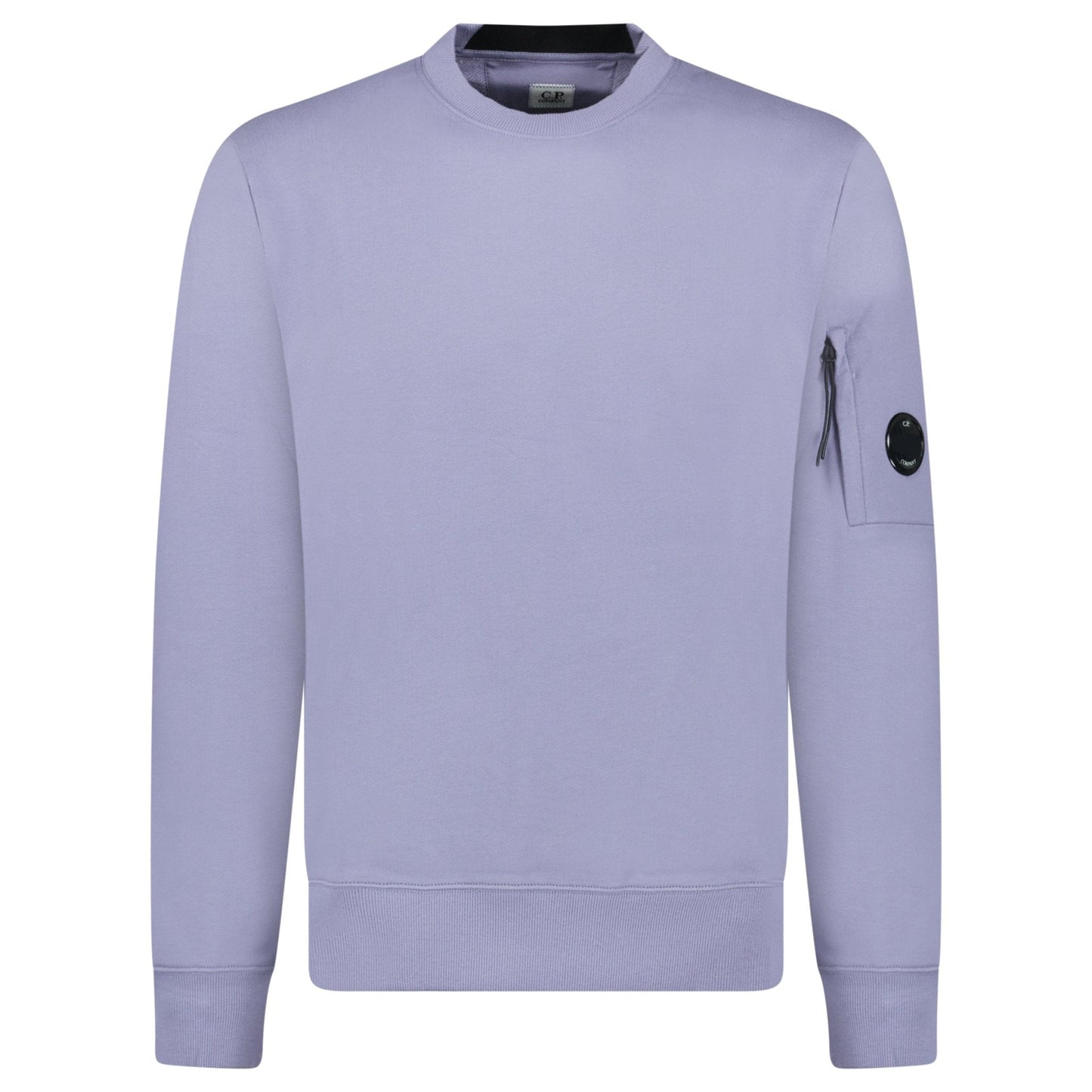 CP Company Arm Lens Diagonal Sweatshirt Lavender Violet