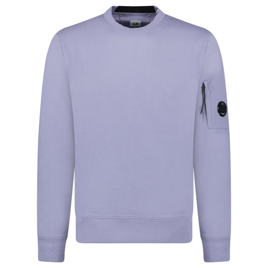 CP Company Arm Lens Diagonal Sweatshirt Lavender Violet