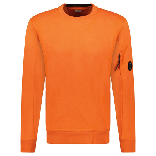 CP Company Arm Lens Diagonal Sweatshirt Orange