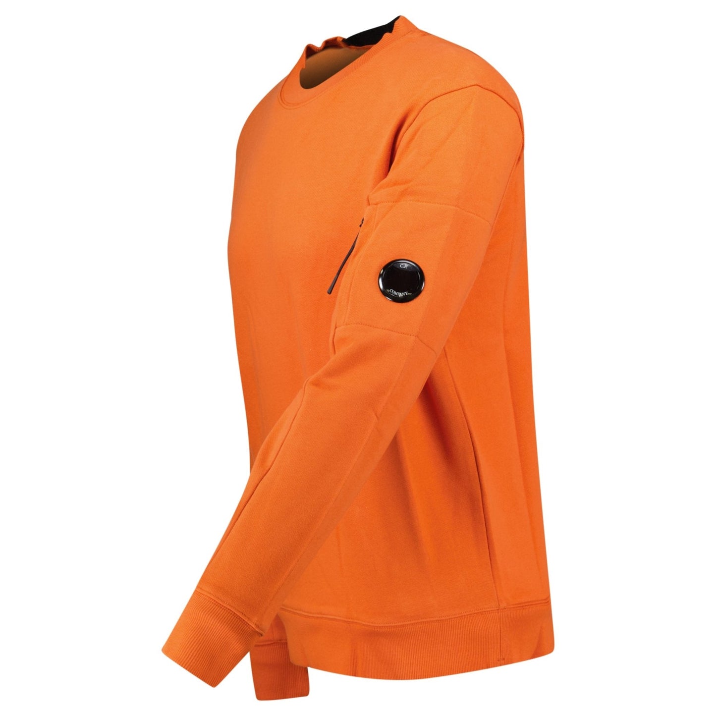CP Company Arm Lens Diagonal Sweatshirt Orange