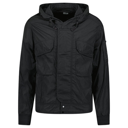 C.P. Company Black Chrome-R Hooded Lens Jacket