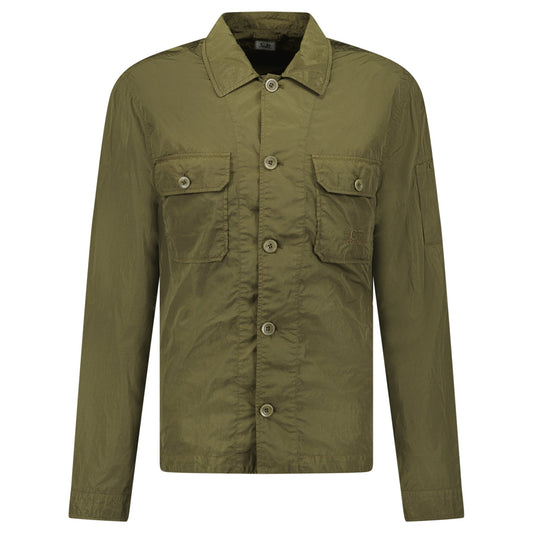 C.P. Company Chrome-R Button-Up Jacket Khaki
