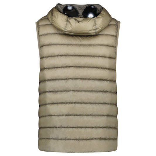 CP Company D.D. Shell Down Goggle Gilet Vintage Khaki