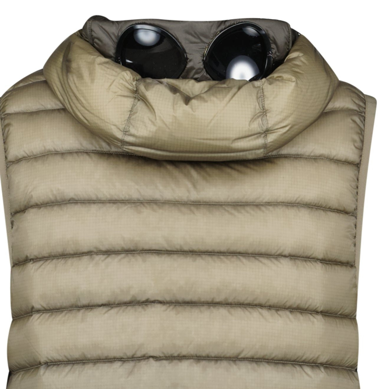 CP Company D.D. Shell Down Goggle Gilet Vintage Khaki