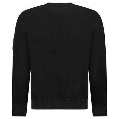 CP Company Emerized Diagonal Sweatshirt in Black