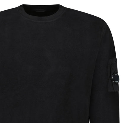 CP Company Emerized Diagonal Sweatshirt in Black