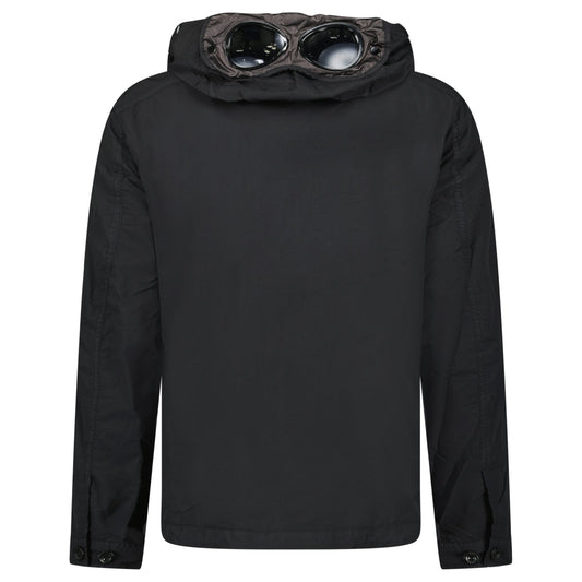 C.P. Company Flatt Nylon Black Goggle Over-shirt