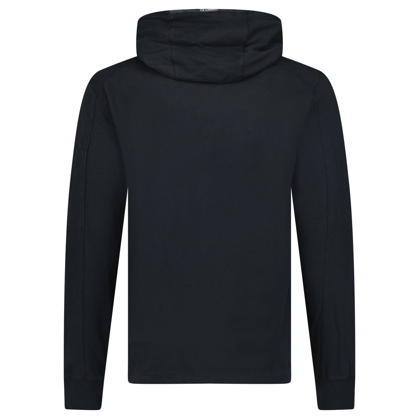 CP Company Hooded Lens Light Fleece Sweatshirt Black
