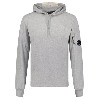 CP Company Hooded Lens Light Fleece Sweatshirt Grey