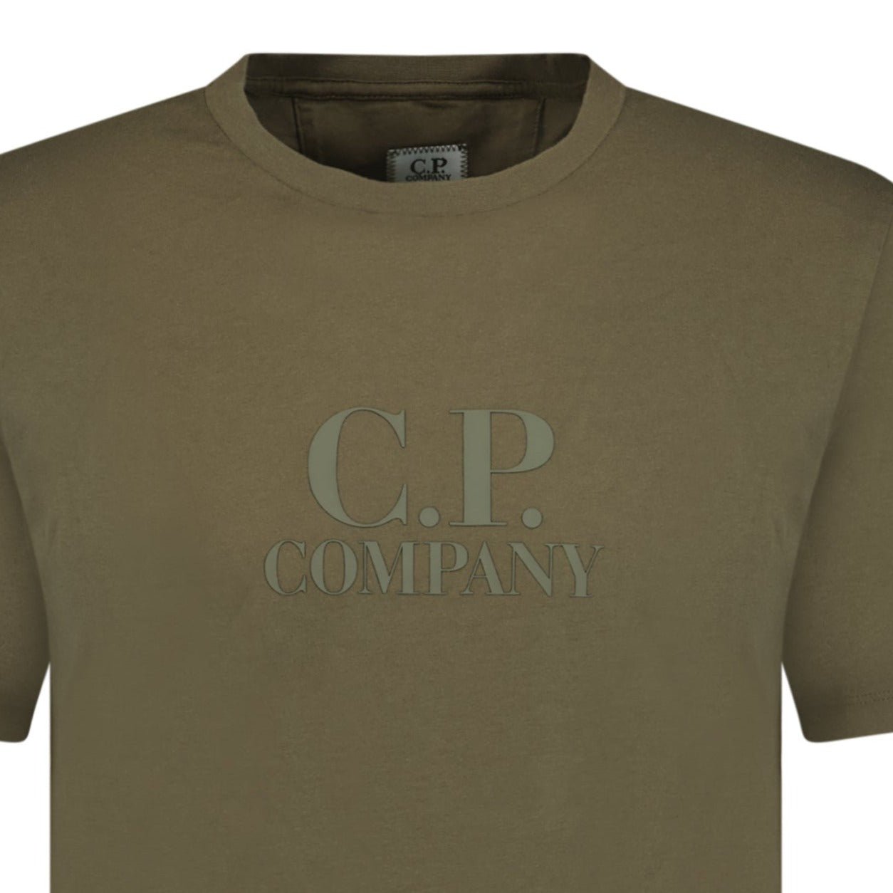 CP Company Large Logo T-Shirt Military Green