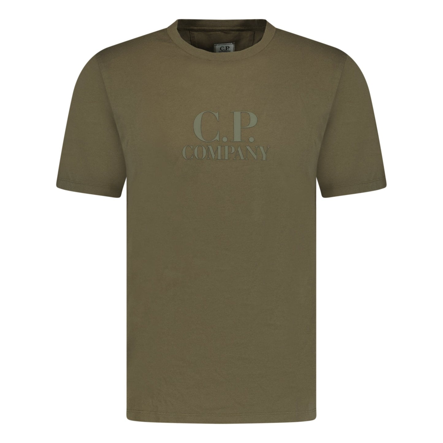 CP Company Large Logo T-Shirt Military Green