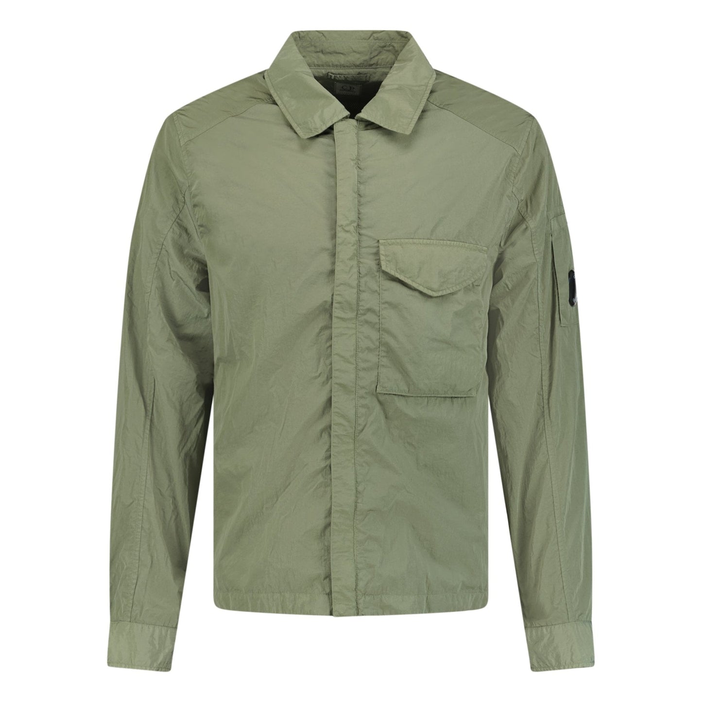 CP Company Lens Chrome Zip-Up Jacket Military Green