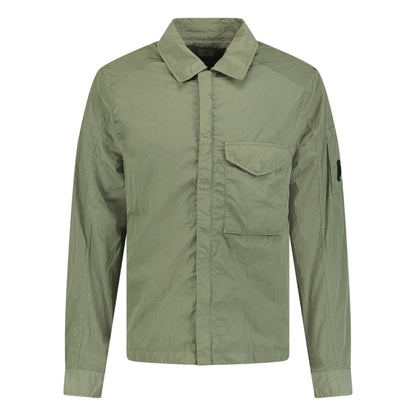 CP Company Lens Chrome Zip-Up Jacket Military Green