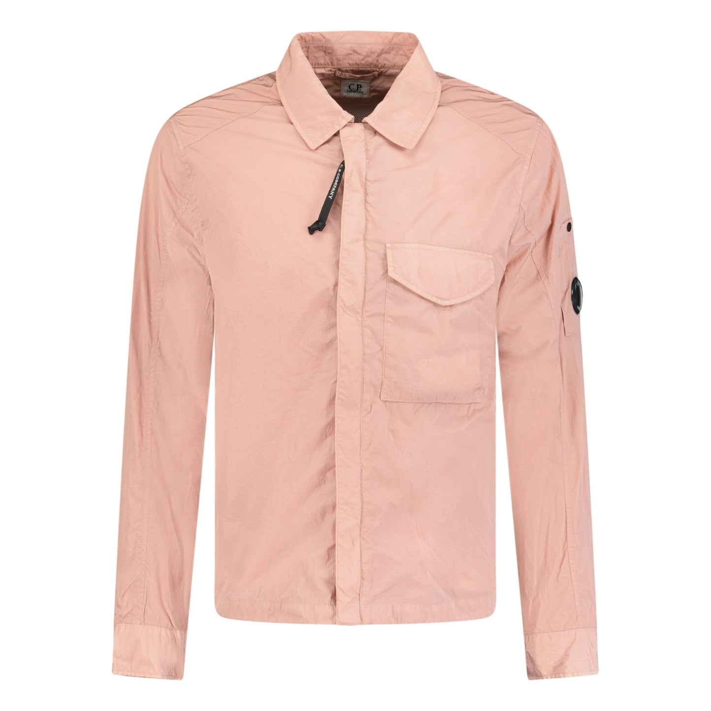 CP Company Lens Chrome Zip-Up Jacket Pastel Pink