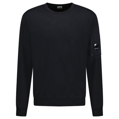 CP Company Lens Light Fleece Sweatshirt Black