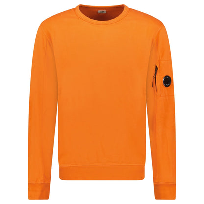 CP Company Lens Light Fleece Sweatshirt Orange